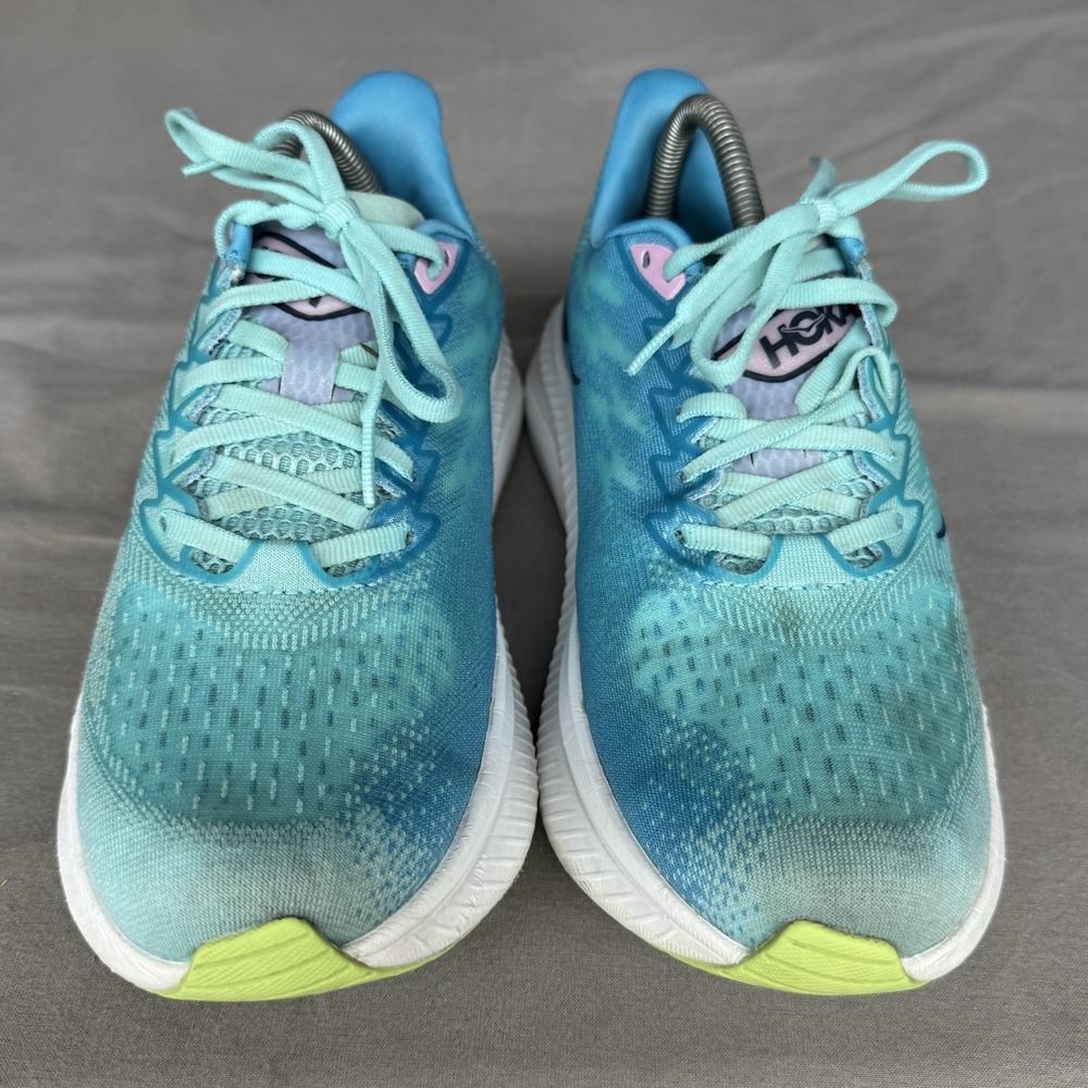 Size 8.5B - Hoka One One Womens Mach 6 1147810 CSSW Blue Running Shoes Sneakers - Picture 3 of 10